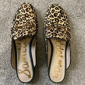 Sam Edelman leopard mules